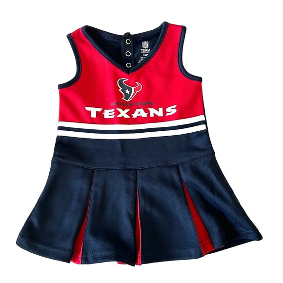 Team Apparel Other - Girls Toddler Texans Football NFL Pleated skirt Dress Size 18 Months